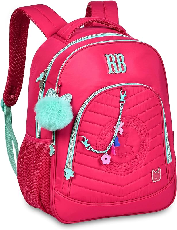 Mochila de Costas “17,5” Rebecca Bonbon Matelassê Rosa – Clio Style