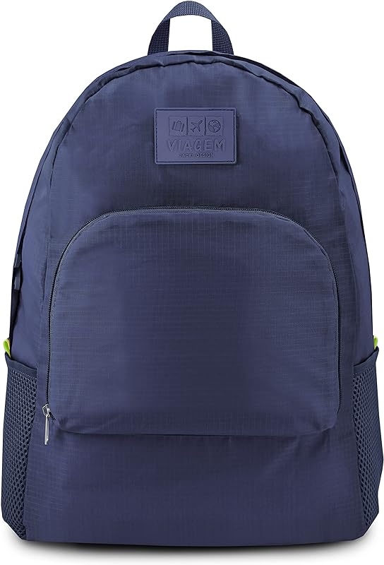 Mochila Dobrável Azul Jacki Design