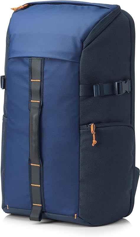 Mochila Para Notebook HP 15,6″ Pavilion Tech Azul – Contém Bolso com Suporte TSA Possui Adaptador USB Contém 2 Bolsos Frontais Base Resistêsnte a Água Interior Revestido – 5EF00AA