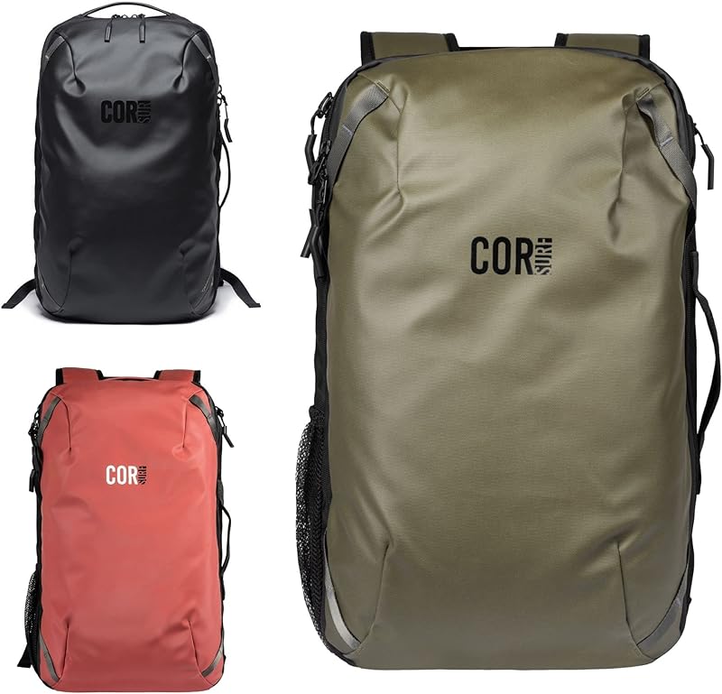 Mochila de viagem | Mochila para laptop aprovada por voo com bolsos secretos para passaporte | The Island Hopper