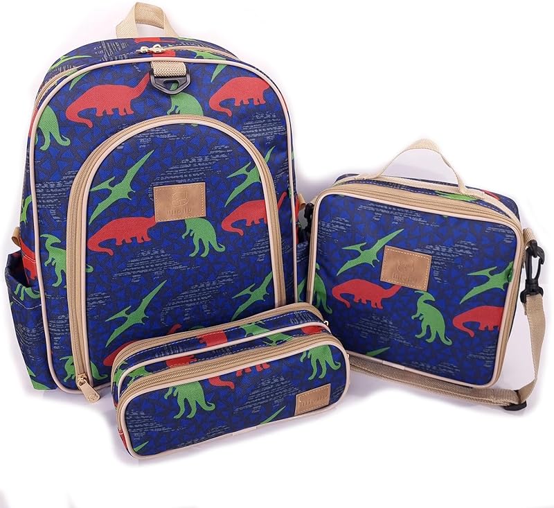 Kit Bolsa Mochila Infantil Escolar Com Lancheira E Estojo