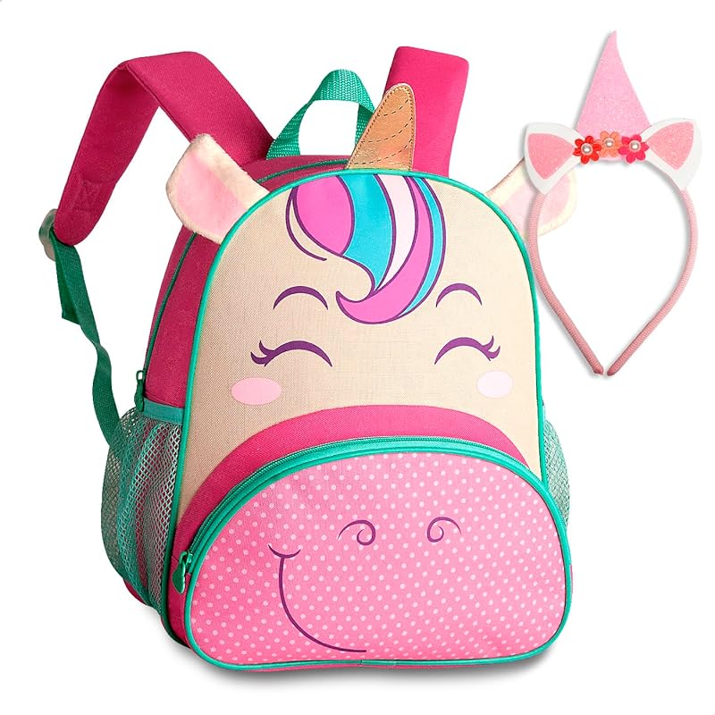Mochila Unicórnio Criança Infantil Menina Creche Zoo Pets