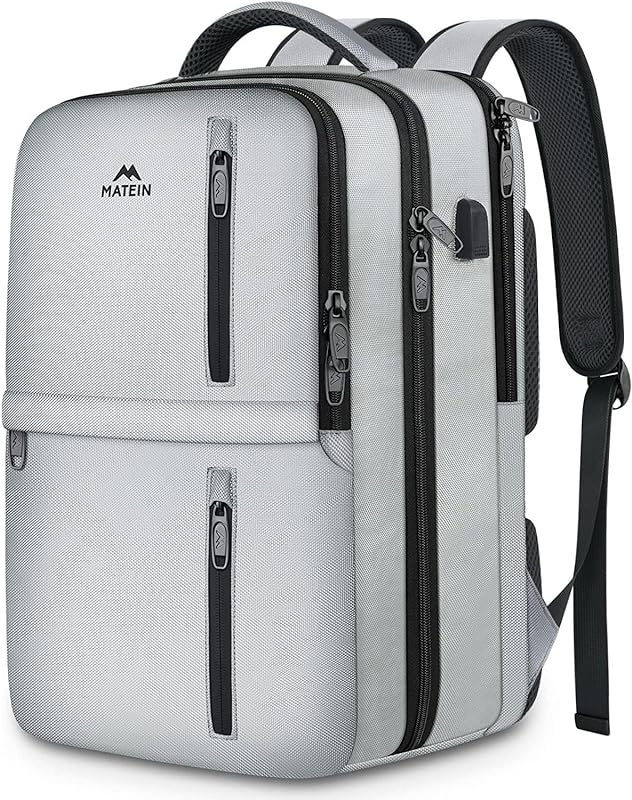 MATEIN Mochila de viagem, 40L aprovada por voo, bagagem de mão, mochila para laptop para homens e mulheres
