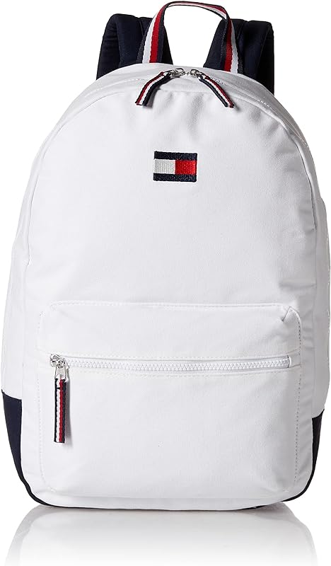 Mochila masculina Ardin, Branco brilhante