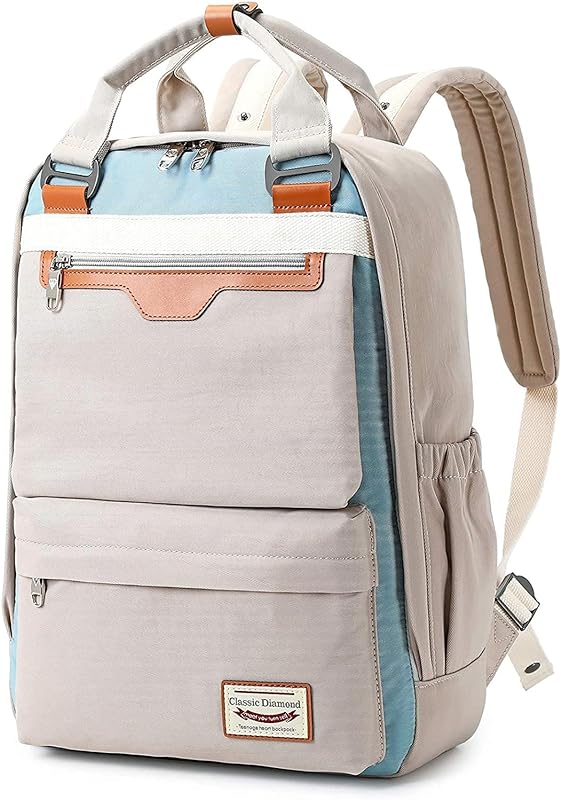 Bolsa Mochila Feminina Mochilas de viagem à prova d’água Mulheres Senhoras Casual Mochila escolar feminina Bolsa adequada para laptop de 15,6 polegadas