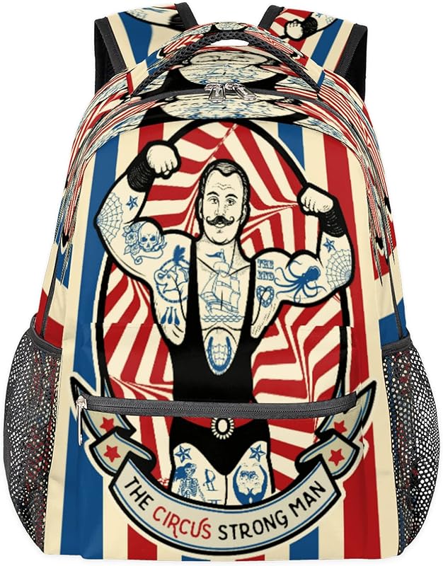 Mochilas listradas vermelhas para mulheres e homens, mochila escolar musculosa para meninos e meninas adolescentes, mochilas para laptop para faculdade, mochila de viagem à prova d’água mochila para caminhada, Multi