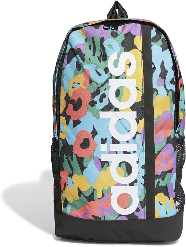 Mochila Adidas Essentials Linear Graphic Preto e Estampado