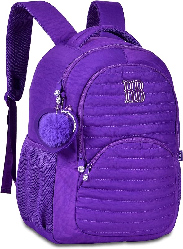 Mochila de Costas 17 Rebecca Bonbon Crinkle Roxa – Clio Style