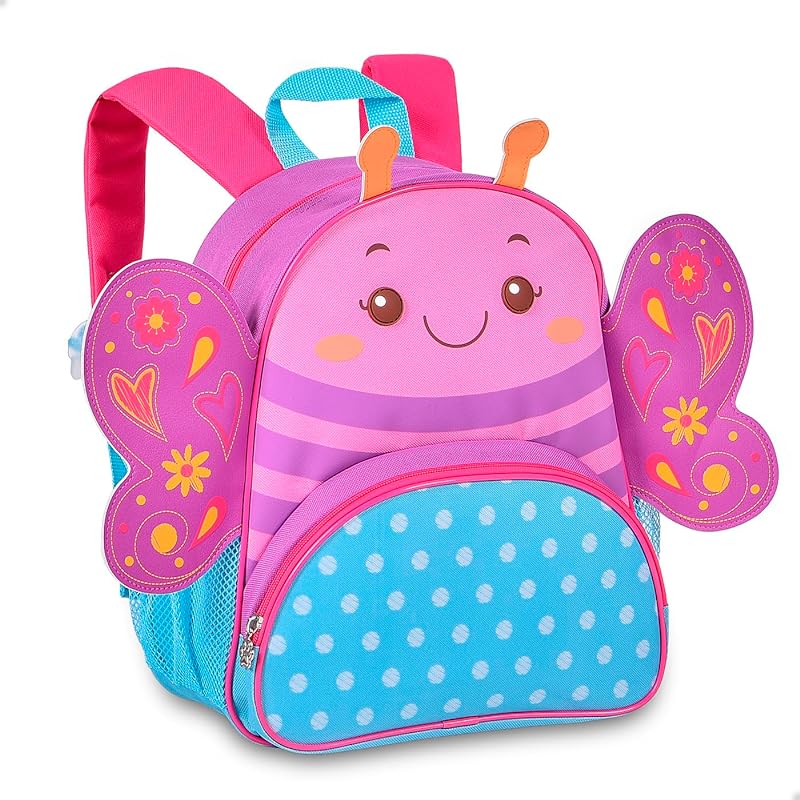Mochila De Costas Borboleta Infantil Zoo Pets Clio