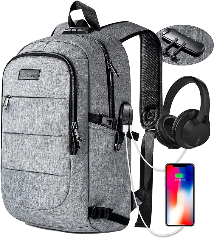 Mochila para laptop para viagem de negócios Tzowla