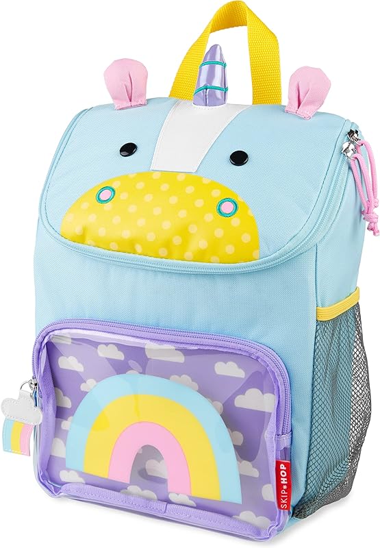Mochila infantil escolar ou passeio Skip Hop Unicórino grande