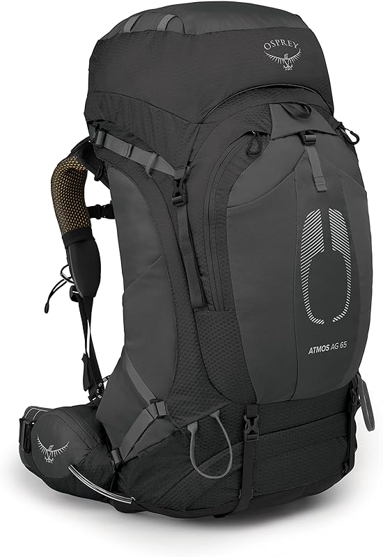 Mochila masculina Atmos AG 65, preta, pequena/média
