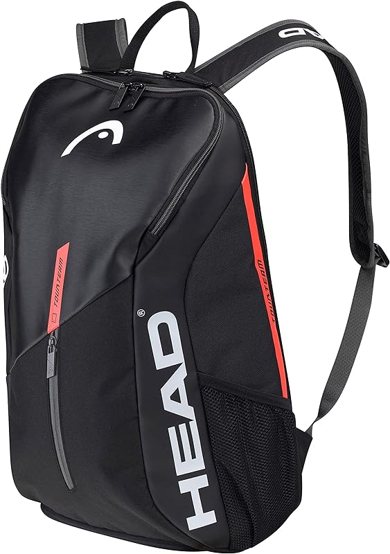 Mochila Head Tour Team Preta e Laranja