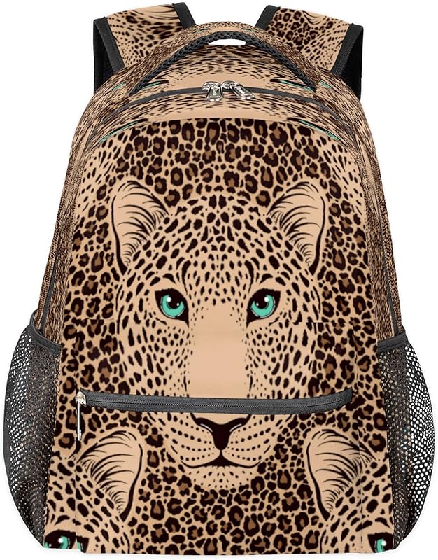 Mochilas de leopardo para mulheres e homens, mochila escolar com textura de pele para meninos e meninas adolescentes, mochilas para laptop para faculdade, mochila de viagem à prova d’água para caminhadas, Multi Mochilas de leopardo para mulheres e homens, mochila escolar com textura de pele para meninos e meninas adolescentes, mochilas para laptop para faculdade, mochila de viagem à prova d’água para caminhadas, Multi