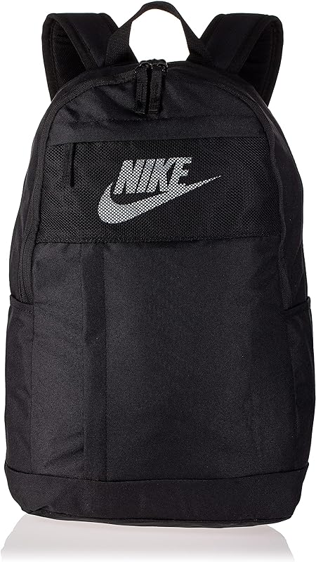 Mochila Elemental (tamanho único, preto/branco), Preto