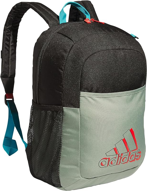 Mochila pronta, verde prata/preto/vermelho brilhante, tamanho único, Prata verde/preto/vermelho brilhante, One Size, Mochila pronta