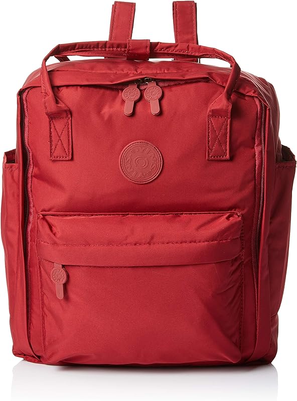 Mochila casual, Poliester, Feminina, Vermelha