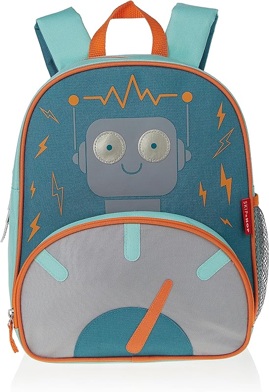 Skip Hop Mochila infantil Sparks, pré-escolar de 3 a 4 anos, robô