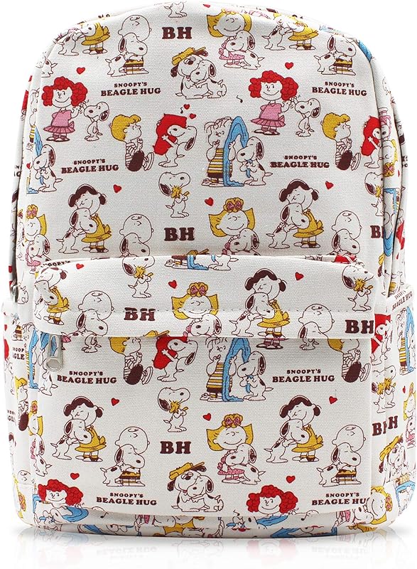 FINEX Mochila casual de lona marrom Chip and Dale com compartimento de armazenamento para laptop de 15 polegadas