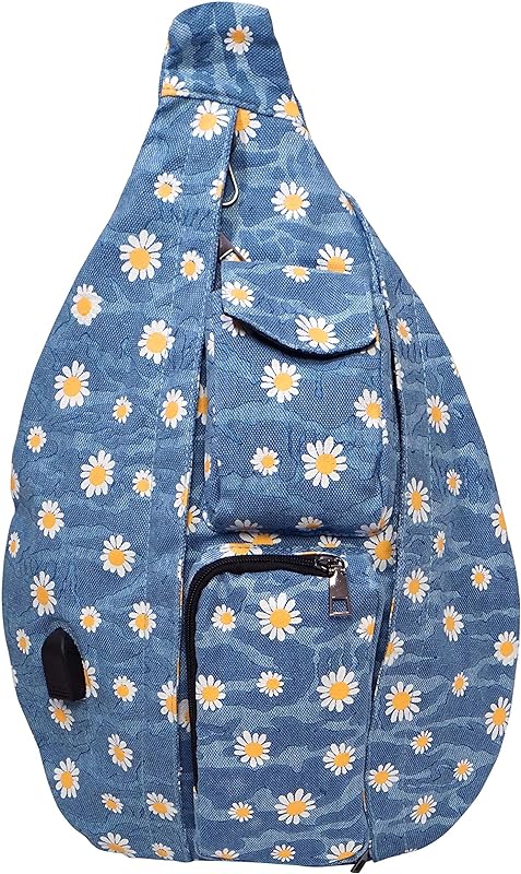 Mochila, Mochila, Margarida azul-claro, Rucksack