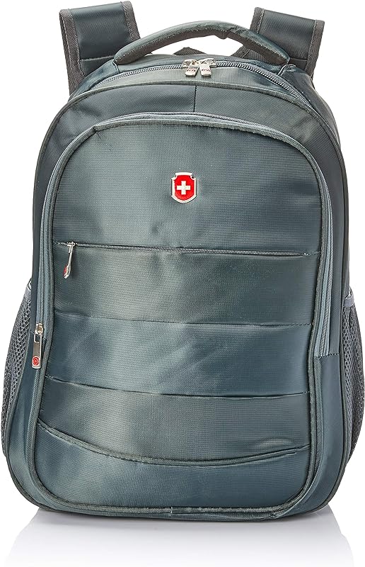 Mochila Executiva Swissland adulto-unissex, Verde, multiple zipper