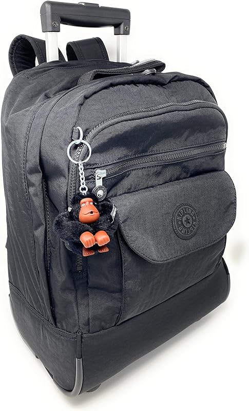 Mochila grande metálica com rodinhas Sanaa (tom preto, tamanho único), Preto, Mochila com rodinhas Mochila grande metálica com rodinhas Sanaa (tom preto, tamanho único), Preto, Mochila com rodinhas