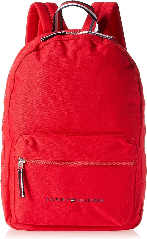 Mochila masculina de lona Jackson, vermelho maçã