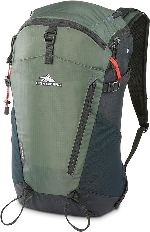 Mochila de caminhada Pathway 2.0, verde floresta/preta, tamanho único, Verde floresta/preto, One Size, Mochila de caminhada Pathway 2.0