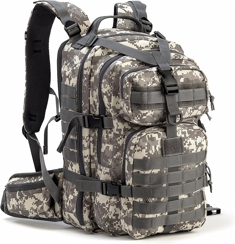Mochila tática militar, 35l, camuflagem