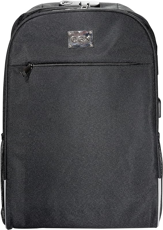 Mochila Com USB E Saída para Fone de Ouvido OEX BK108 Preto